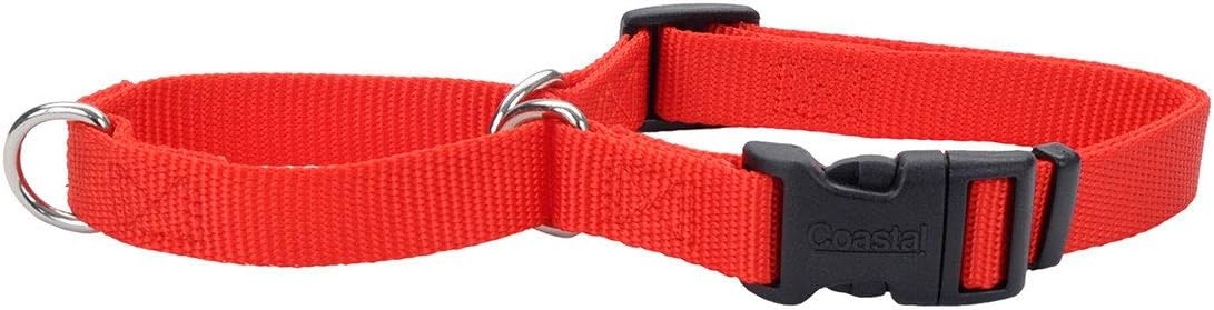 image:imageCoastal Pet No Slip Martingale Adjustable Dog Collar with Buckle Red 38 x 1012Red