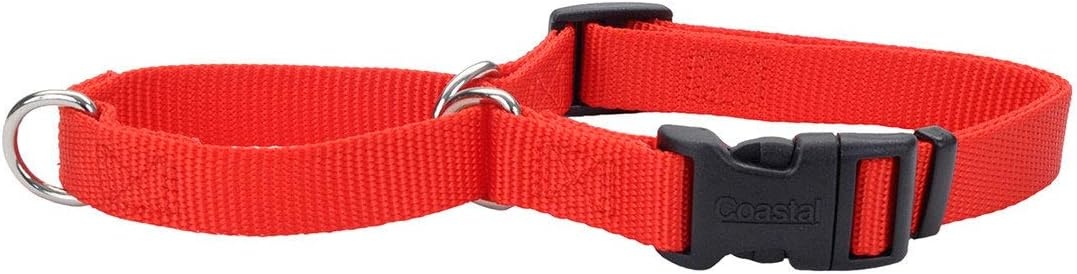 image:imageCoastal Pet No Slip Martingale Adjustable Dog Collar with Buckle Red 38 x 1012Red