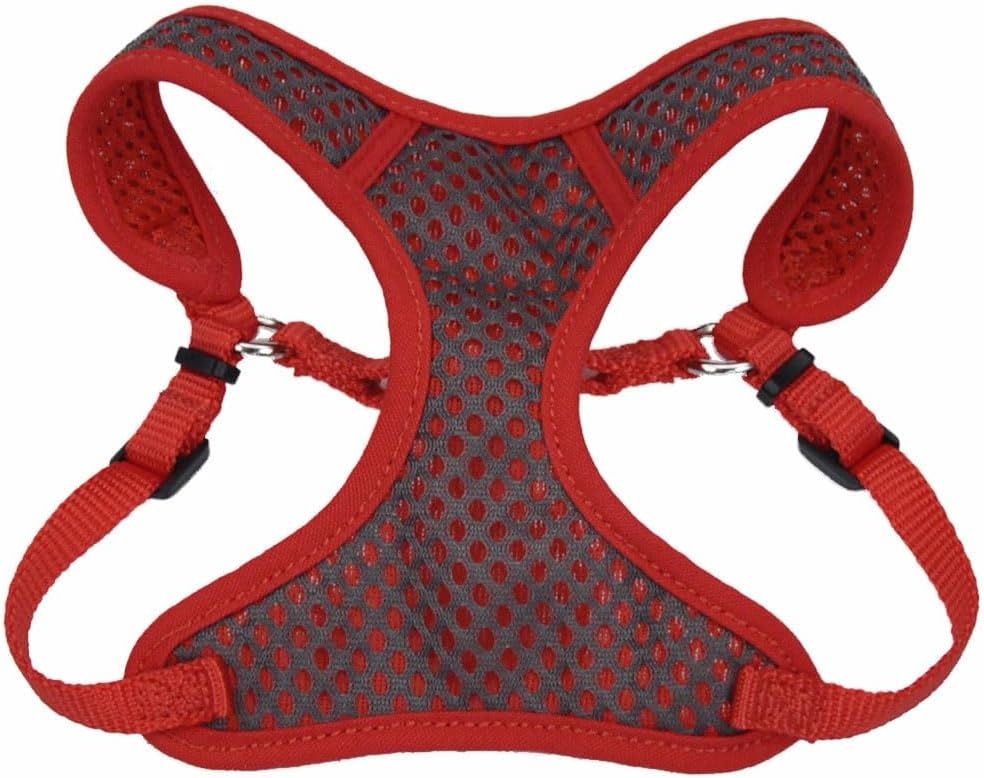 image:imageCoastal Pet Comfort Soft Sport Wrap Adjustable Dog Harness Large amp Small Dog Harness Durable Harness for Dogs with Mesh Chest Pad Grey with Blue 58 x 1624Grey with Red