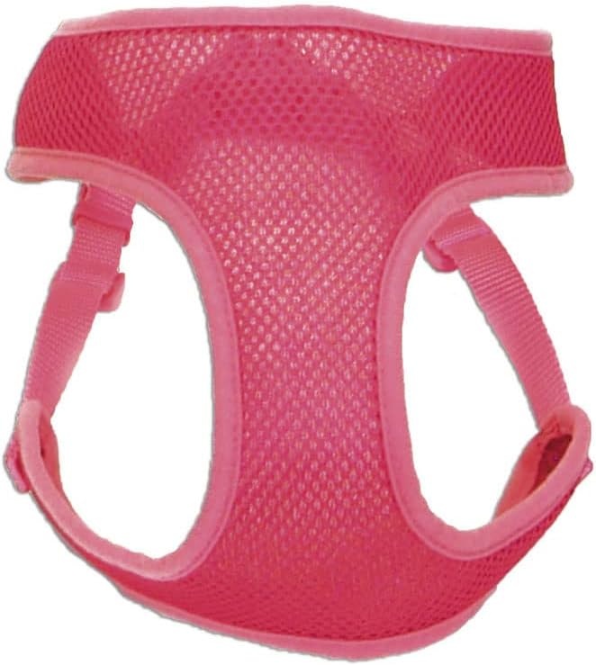 image:imageCoastal Pet Comfort Soft Wrap Adjustable Dog Harness Comfortable Harness for Dog Adjustable Fit Easy Stepin Design Breathable Fabric Mesh Lime 58 x 1619Pink Bright