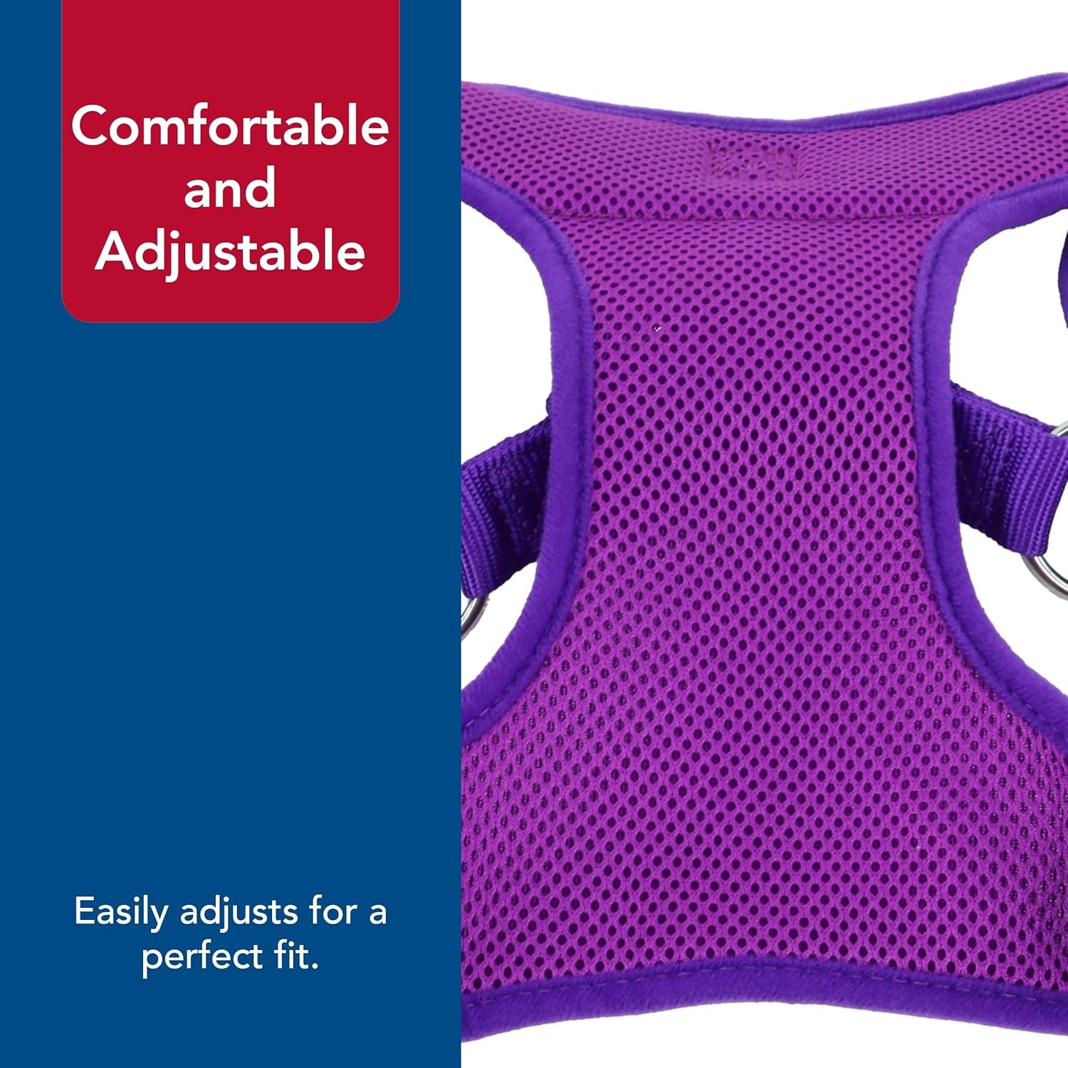 image:imageCoastal Pet Comfort Soft Wrap Adjustable Dog Harness Comfortable Harness for Dog Adjustable Fit Easy Stepin Design Breathable Fabric Mesh Lime 58 x 1619Orchid
