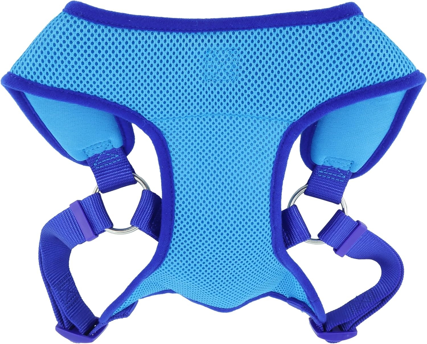image:imageCoastal Pet Comfort Soft Wrap Adjustable Dog Harness Comfortable Harness for Dog Adjustable Fit Easy Stepin Design Breathable Fabric Mesh Lime 58 x 1619Blue