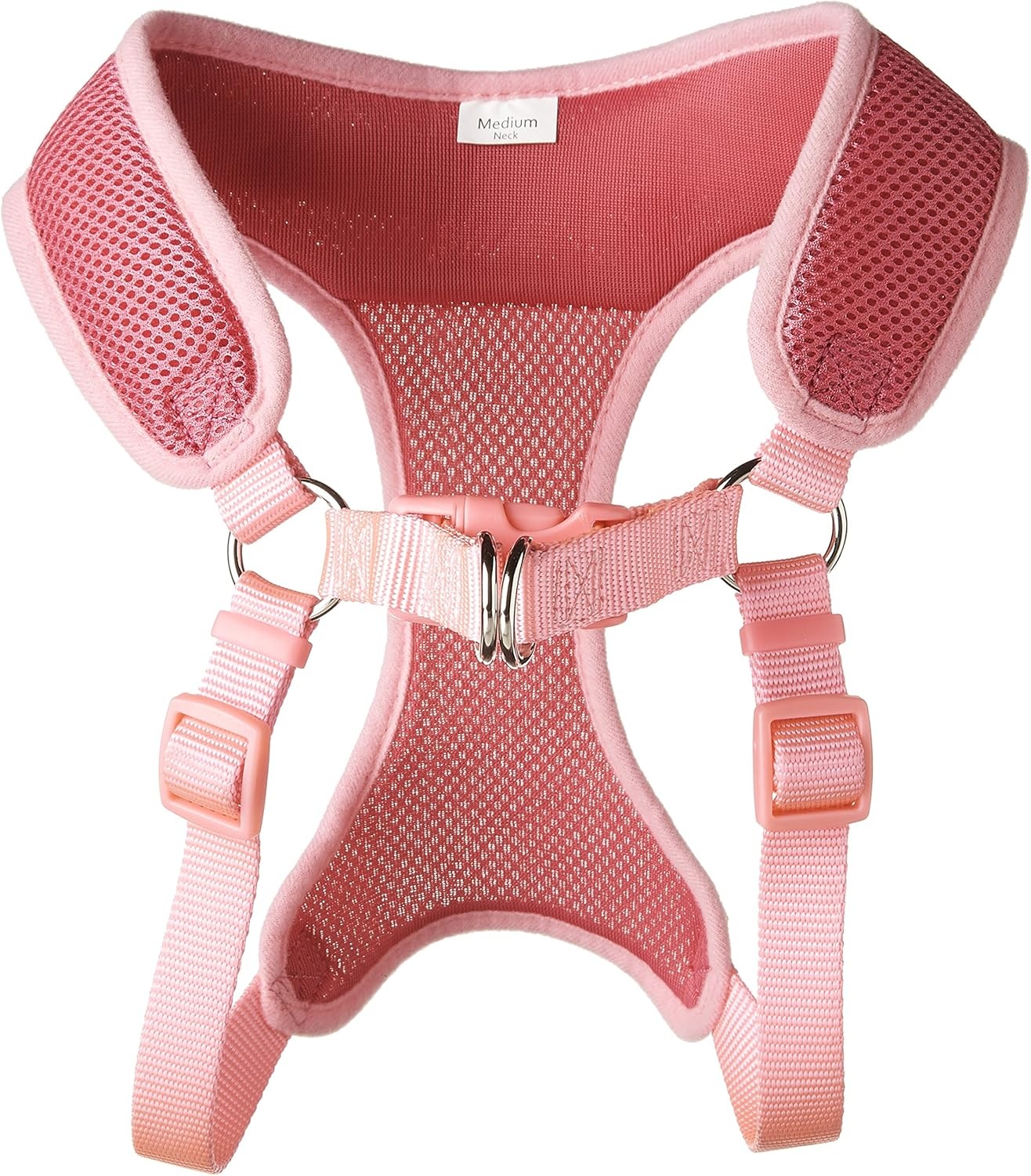 image:imageCoastal Pet Comfort Soft Wrap Adjustable Dog Harness Comfortable Harness for Dog Adjustable Fit Easy Stepin Design Breathable Fabric Mesh Lime 58 x 1619Pink Bright