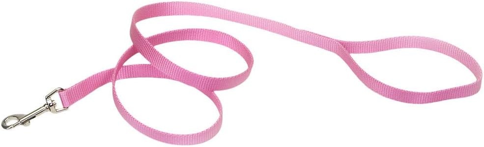 image:imageCoastal Pet SinglePly Dog Leash Sturdy Pet Leash Comfortable amp Stylish Resists Fraying Vibrant amp FadeResistant Color Lime 1 x 6Pink Bright