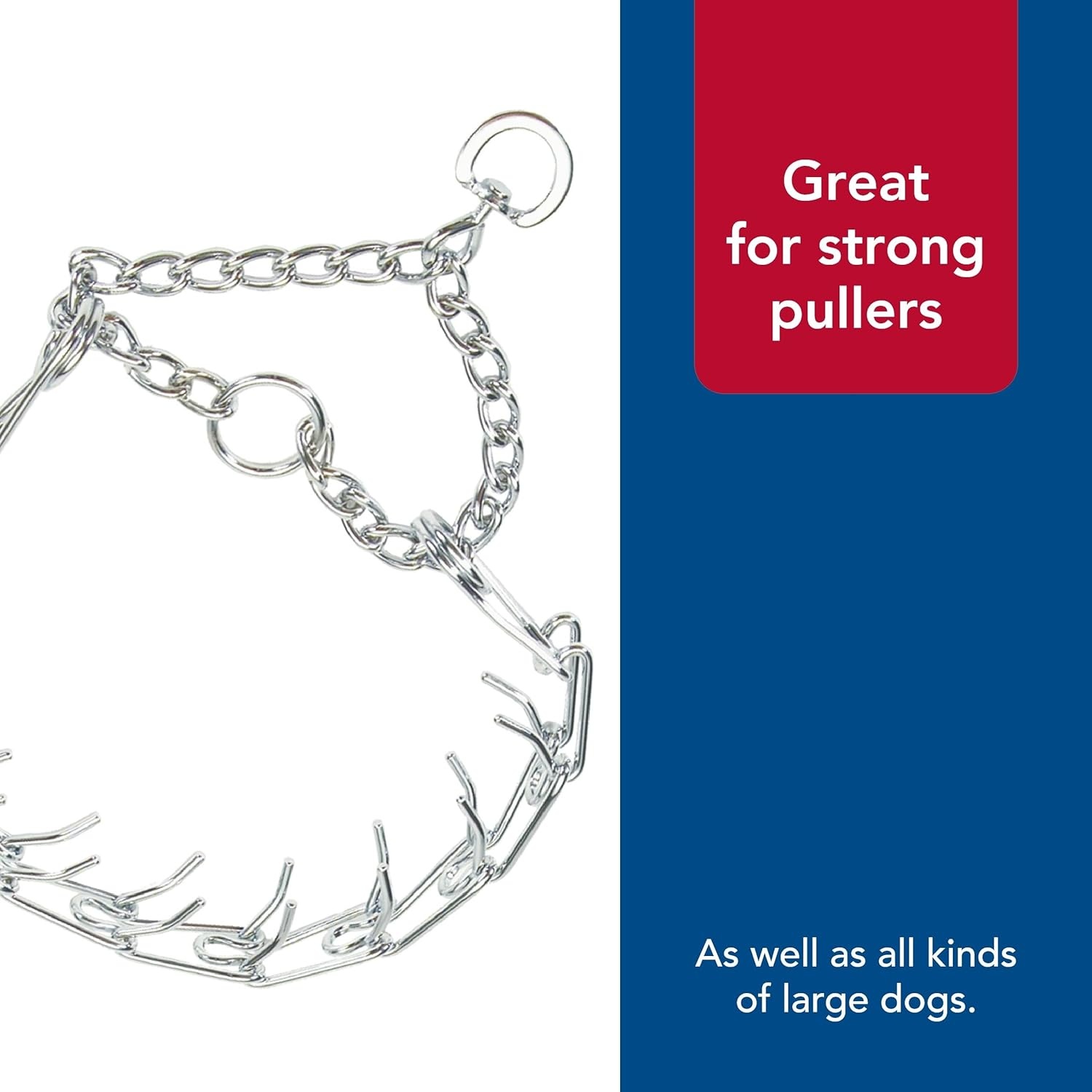 image:imageCoastal Pet Titan Dog Prong Training Collar RustResistant and Prong Metal Training Chain Collar for Dogs Quality Supplies 2 mm x 1433 mm x 20 Pack of 1