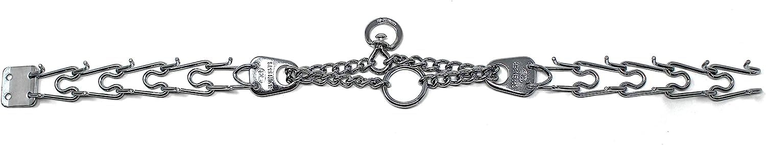 image:imageHerm SPRENGER UltraPlus Prong Dog Training Collar 4 mm x 21 Neck Size 4 mm x 25 Chain Length Steel Chrome Plated Dog Prong Collar Pinch Collar for Dogs Dog Correction CollarSilver