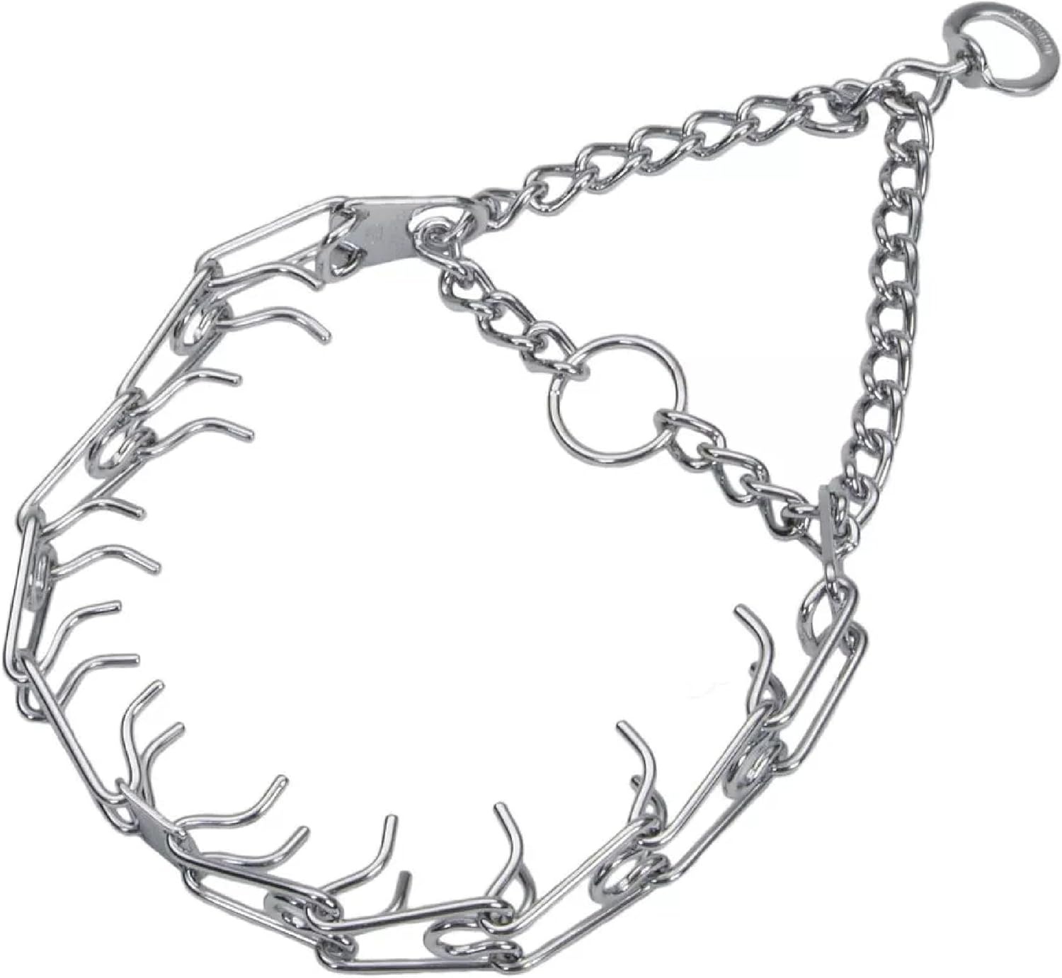 image:imageHerm SPRENGER UltraPlus Prong Dog Training Collar 4 mm x 21 Neck Size 4 mm x 25 Chain Length Steel Chrome Plated Dog Prong Collar Pinch Collar for Dogs Dog Correction CollarChrome