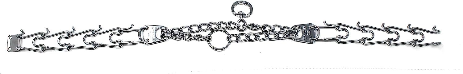 image:imageHerm SPRENGER UltraPlus Prong Dog Training Collar 4 mm x 21 Neck Size 4 mm x 25 Chain Length Steel Chrome Plated Dog Prong Collar Pinch Collar for Dogs Dog Correction CollarSilver