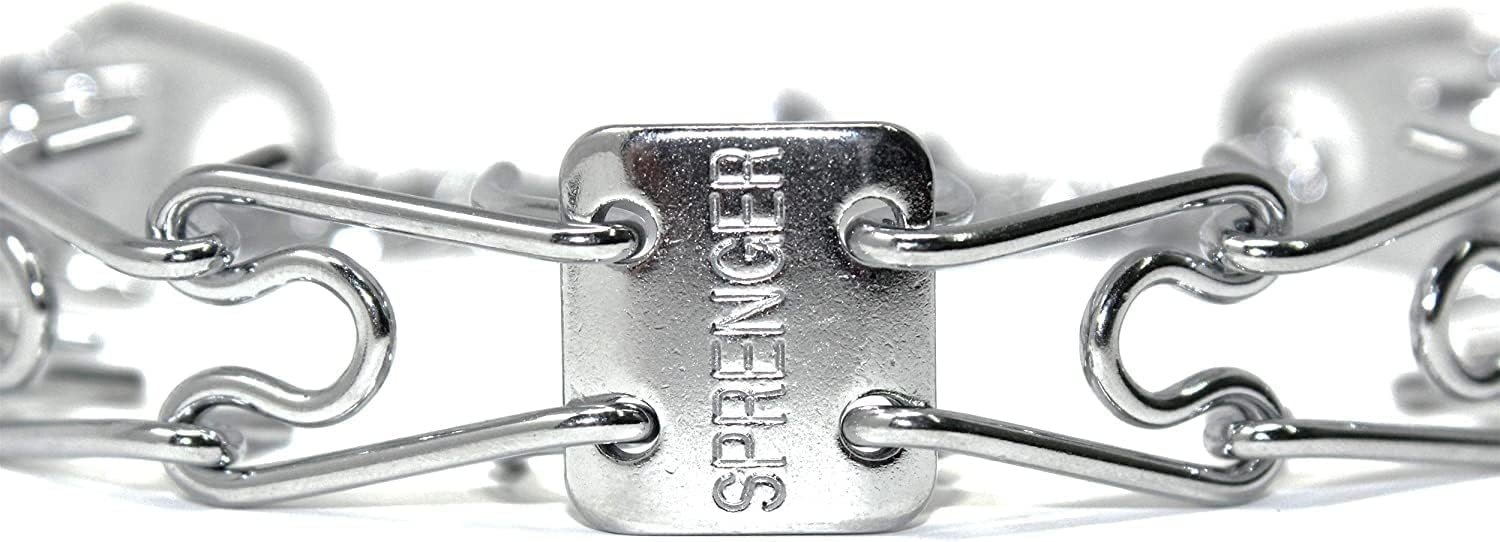 image:imageHerm SPRENGER UltraPlus Prong Dog Training Collar 4 mm x 21 Neck Size 4 mm x 25 Chain Length Steel Chrome Plated Dog Prong Collar Pinch Collar for Dogs Dog Correction CollarSilver