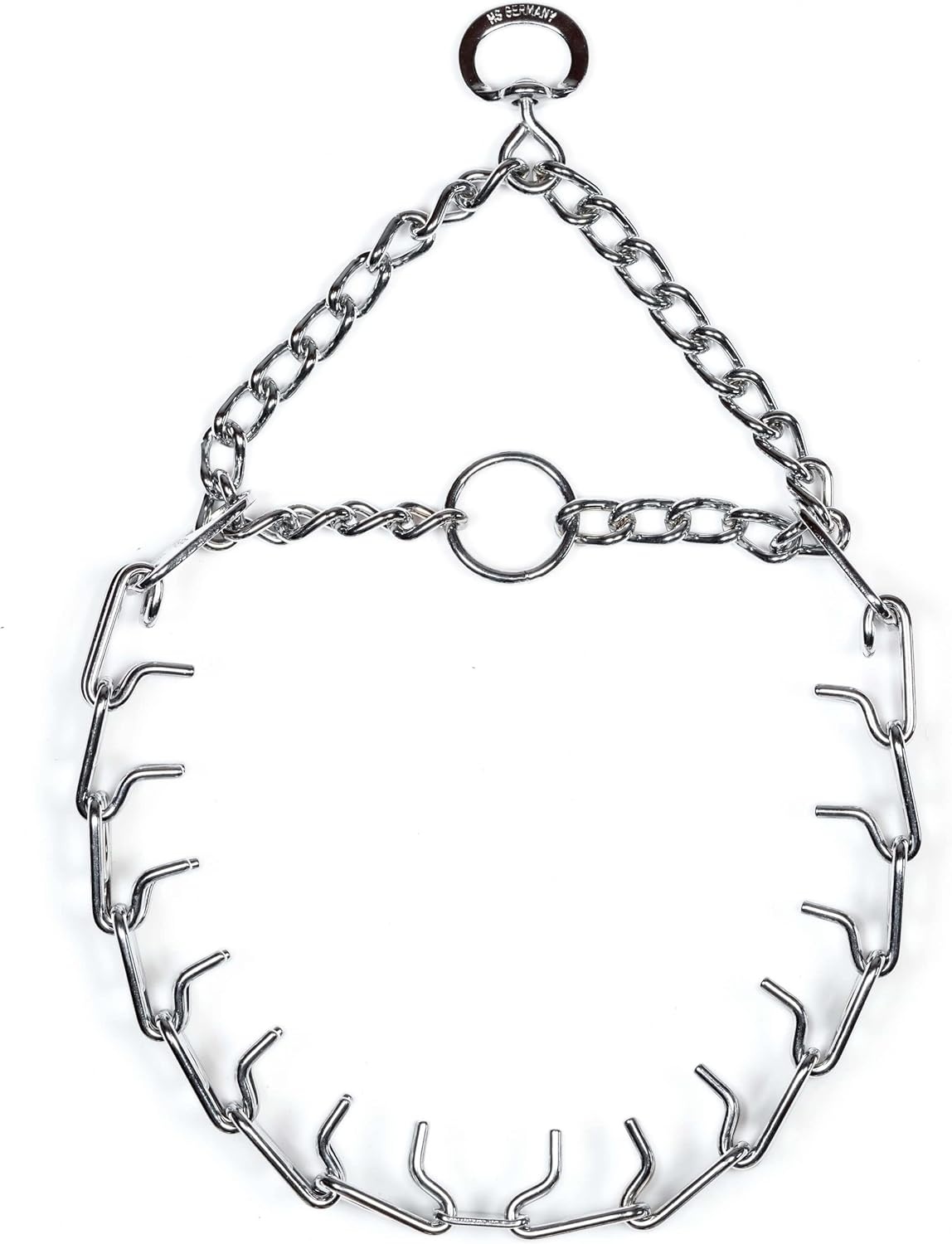 image:imageHerm SPRENGER UltraPlus Prong Dog Training Collar 4 mm x 21 Neck Size 4 mm x 25 Chain Length Steel Chrome Plated Dog Prong Collar Pinch Collar for Dogs Dog Correction CollarSilver
