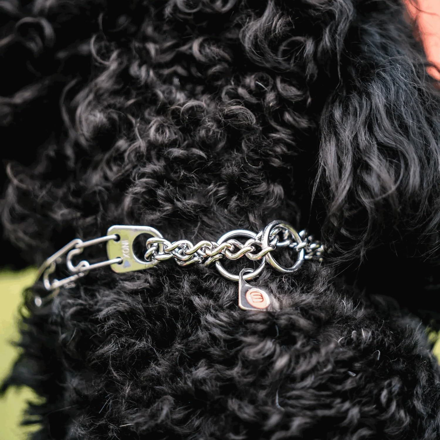 image:imageHerm SPRENGER UltraPlus Prong Dog Training Collar 4 mm x 21 Neck Size 4 mm x 25 Chain Length Steel Chrome Plated Dog Prong Collar Pinch Collar for Dogs Dog Correction CollarStainless Steel