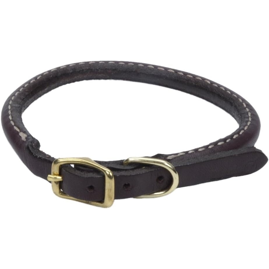 image:imageCoastal Pet Circle T Latigo Leather Round Dog Collar with Solid Brass Hardware Latigo 1 x 2238 x 12 Pack of 1