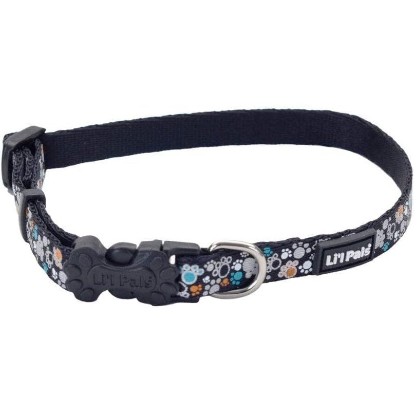 image:imageCoastal Pet Lil Pals Reflective Dog Collar Teal Orange Paws 38 x 68Teal Orange Paws