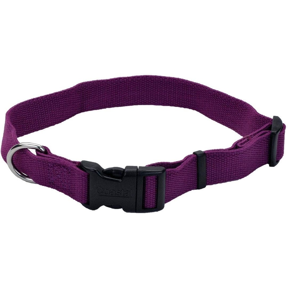 image:imageCoastal Pet New Earth Soy Adjustable Dog Collar Cranberry 34 x 1218Eggplant