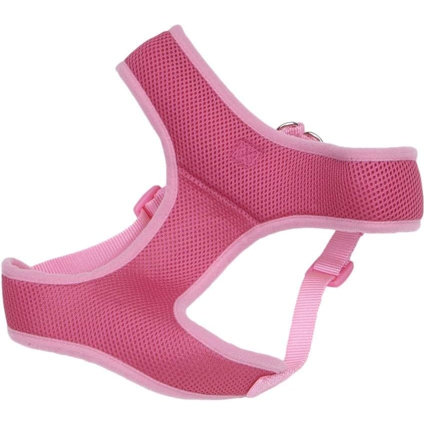 image:imageCoastal Pet Comfort Soft Wrap Adjustable Dog Harness Comfortable Harness for Dog Adjustable Fit Easy Stepin Design Breathable Fabric Mesh Lime 58 x 1619Pink Bright