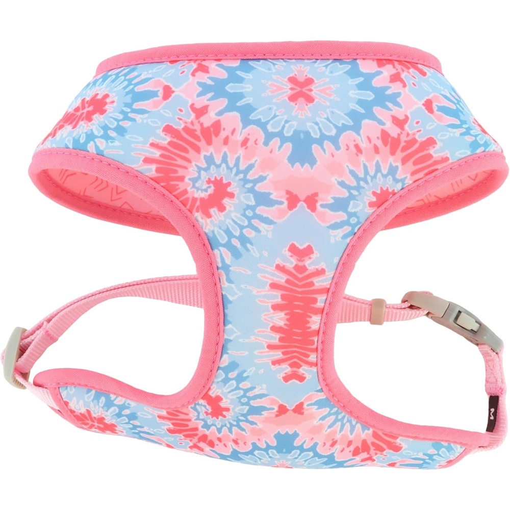 image:imageCoastal Pet Sublime Reversible Dog Harness Adjustable Fit with Easy Overhead Application Exceptional Durability Pink Tie Dye with Pink Arrows Medium 34 x 20 29