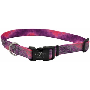 image:imageCoastal Pet  Brite  Patterned Collar Galaxy 38 x 812Pink Multi Flowers