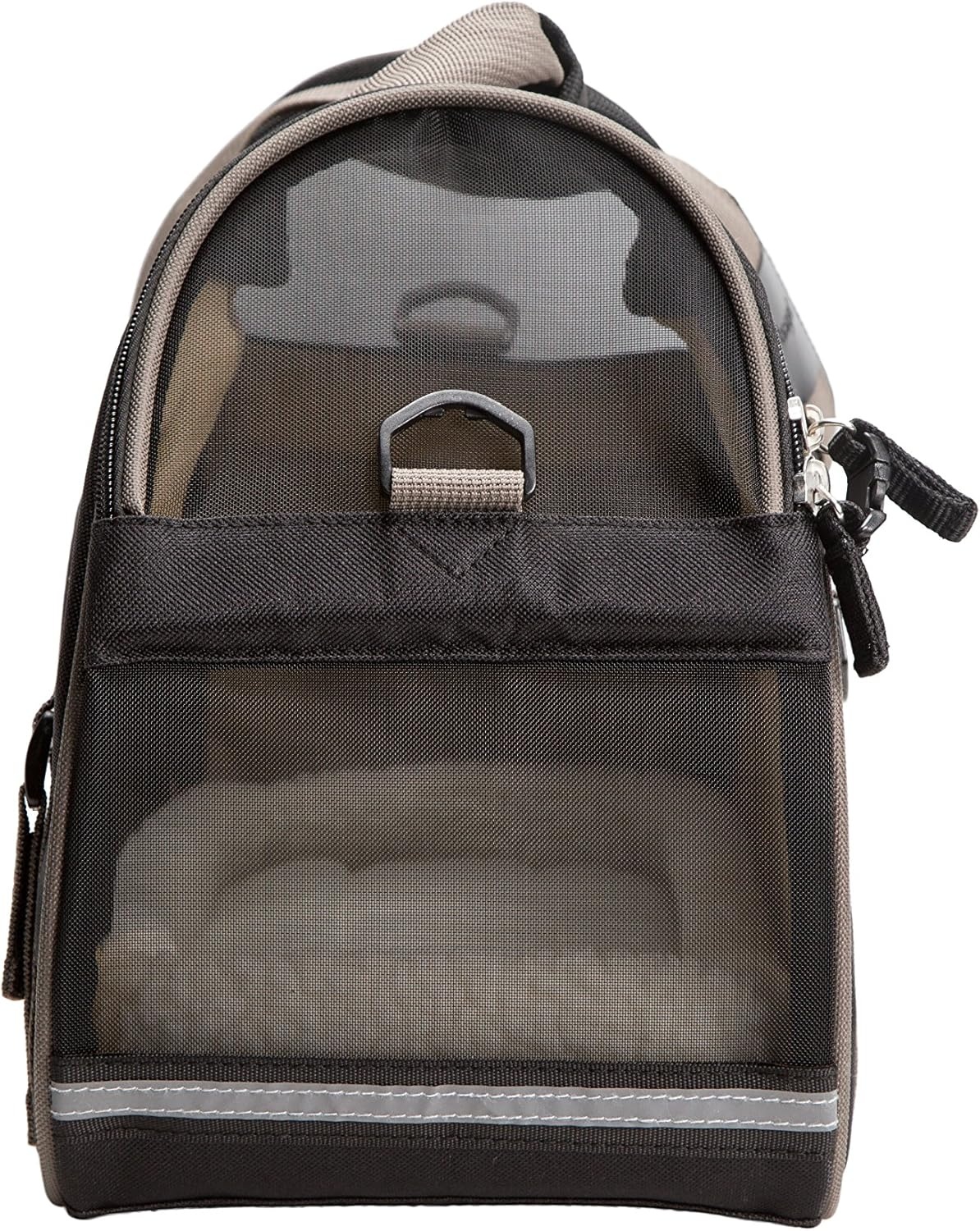 image:imageCoastal Pet Bergan Comfort Carrier Breathable Travel Carrier for Dogs amp Cats Heather Grey 16 x 8 x 11Black and Grey