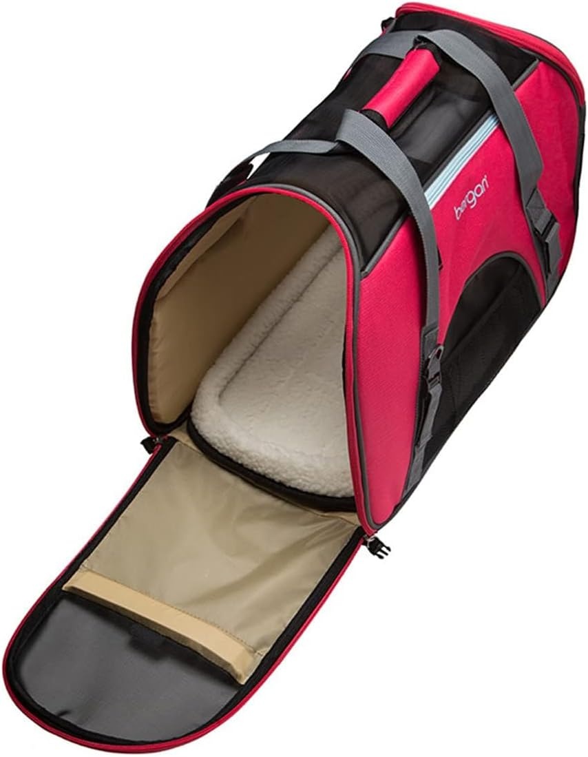 image:imageCoastal Pet Bergan Comfort Carrier Breathable Travel Carrier for Dogs amp Cats Heather Grey 16 x 8 x 11Heather Berry