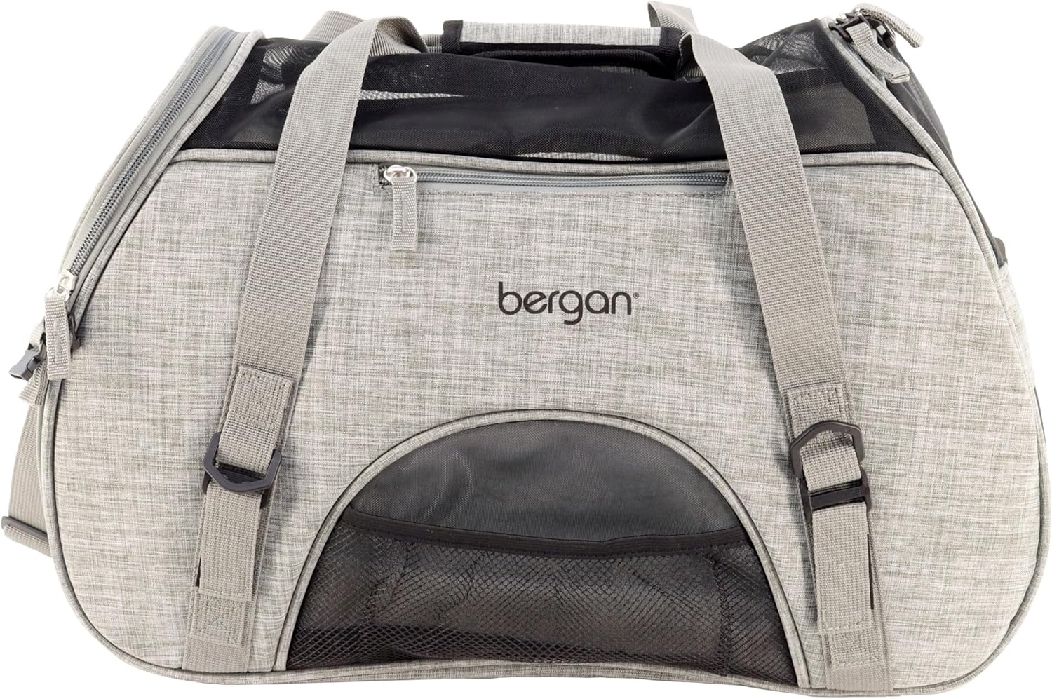 image:imageCoastal Pet Bergan Comfort Carrier Breathable Travel Carrier for Dogs amp Cats Heather Grey 16 x 8 x 11Heather Grey