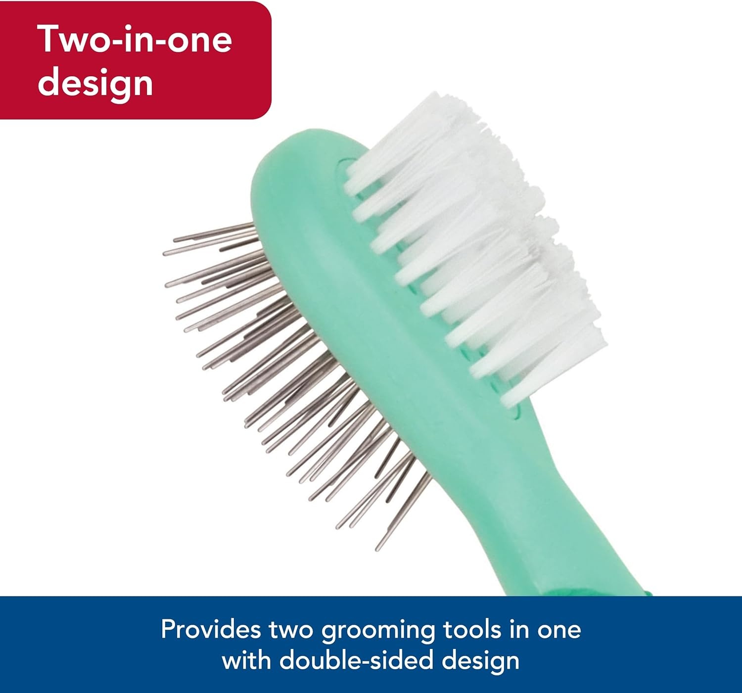 image:imageCoastal Pet Lil Pals Dog Combo Brush Dog Grooming Brush for Small Dogs One Size