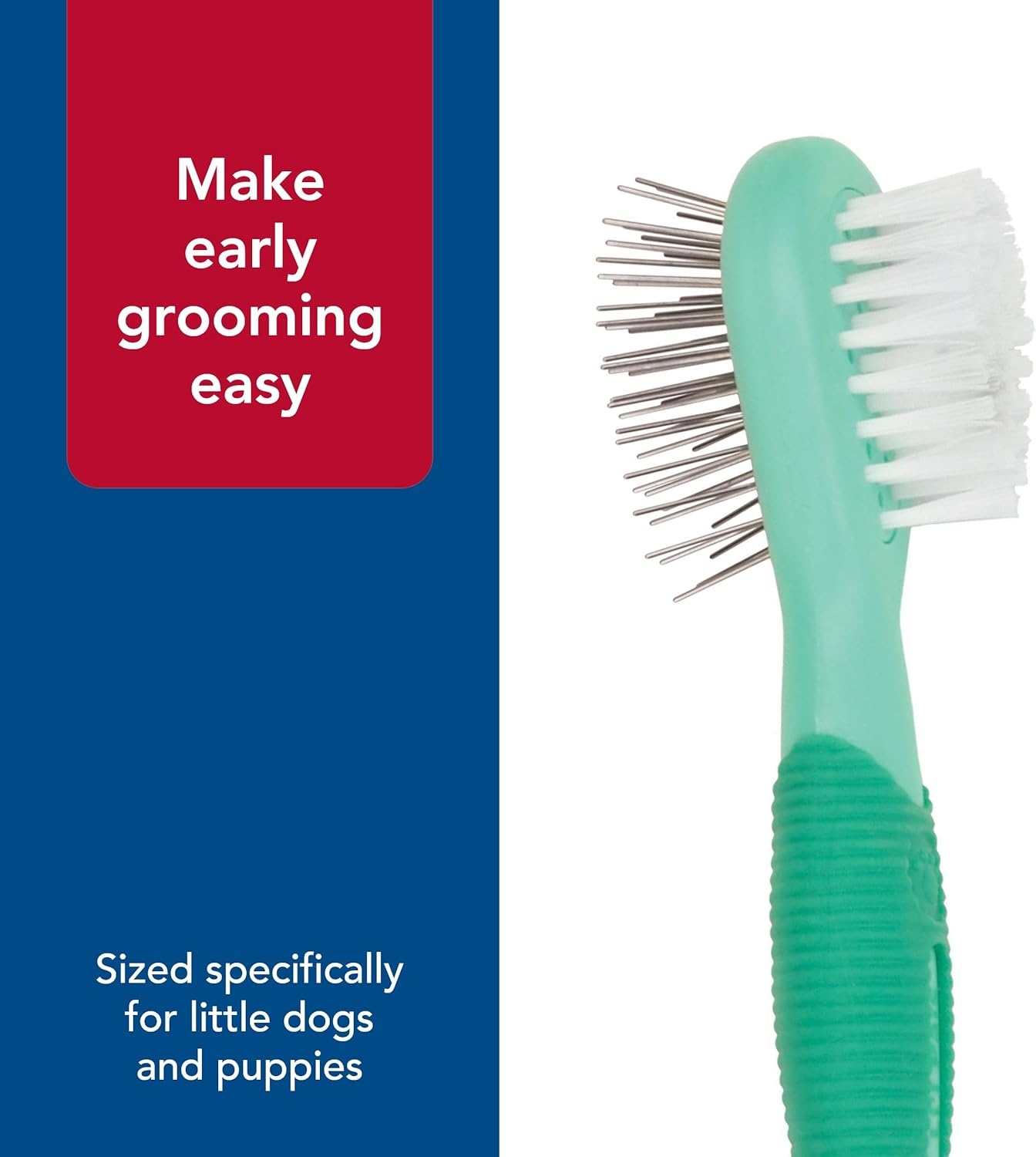 image:imageCoastal Pet Lil Pals Dog Combo Brush Dog Grooming Brush for Small Dogs One Size