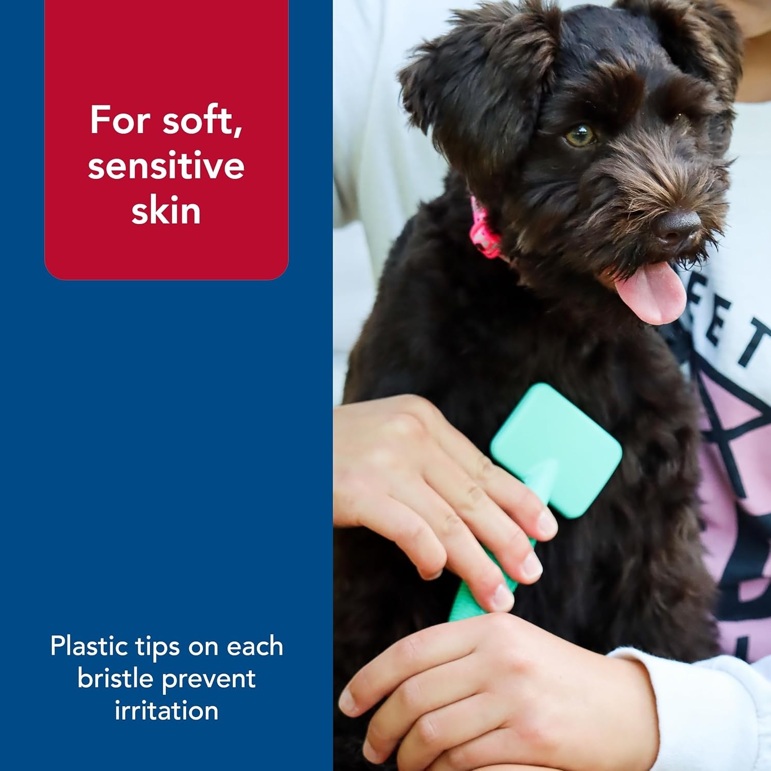 image:imageCoastal Pet Lil Pals Dog Slicker Brush with Coated Tips Dog Grooming Brush for Small Breeds amp Puppies One Size 325 x 725