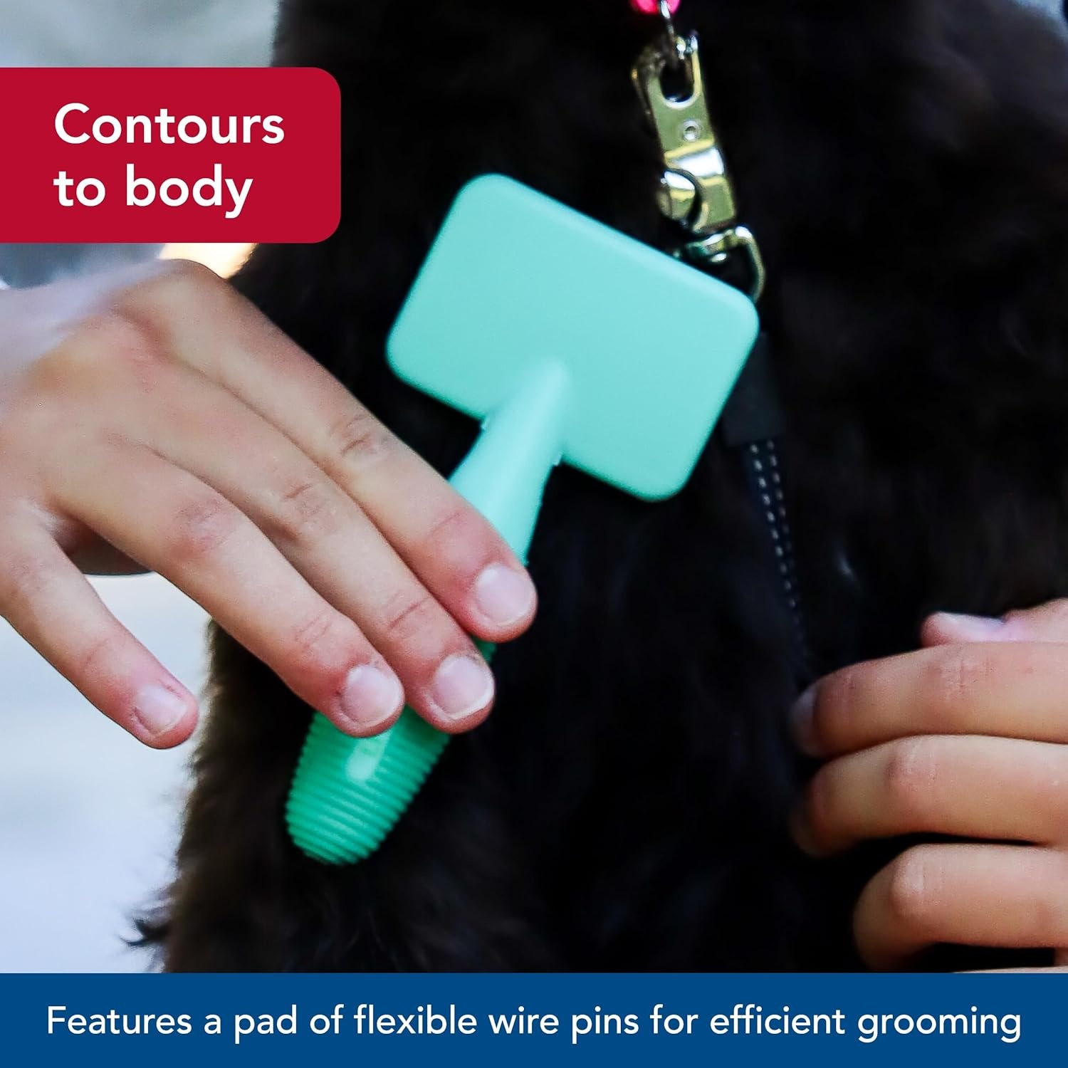 image:imageCoastal Pet Lil Pals Dog Slicker Brush with Coated Tips Dog Grooming Brush for Small Breeds amp Puppies One Size 325 x 725