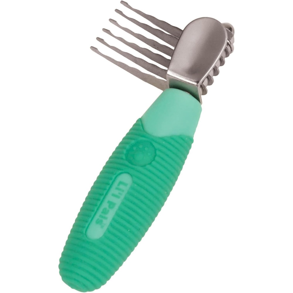 image:imageCoastal Pet Lil Pals Stainless Steel DeMatting Comb EasyGrip Handle for Pet Grooming Small Dogs