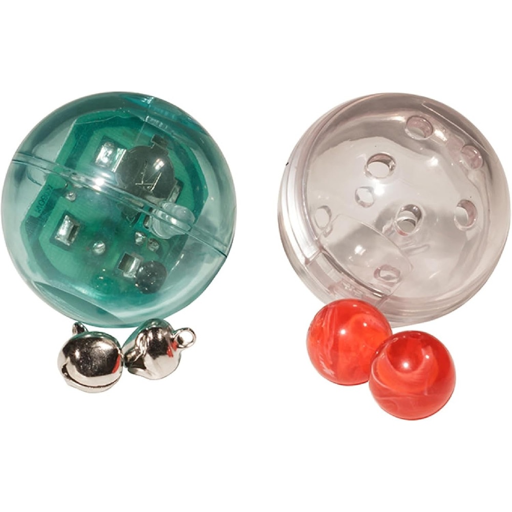 image:imageCoastal Pet Turbo Assorted Ball Pack Cat Treat Ball Customizable Cat Toy Pairs with Turbo Scratcher Mega Turbo and Star Chaser Assorted 2 Pack