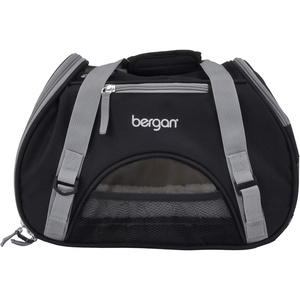 image:imageCoastal Pet Bergan Comfort Carrier  Breathable Travel Carrier for Dogs amp Cats  Heather Grey 16 x 8 x 11Black and Grey