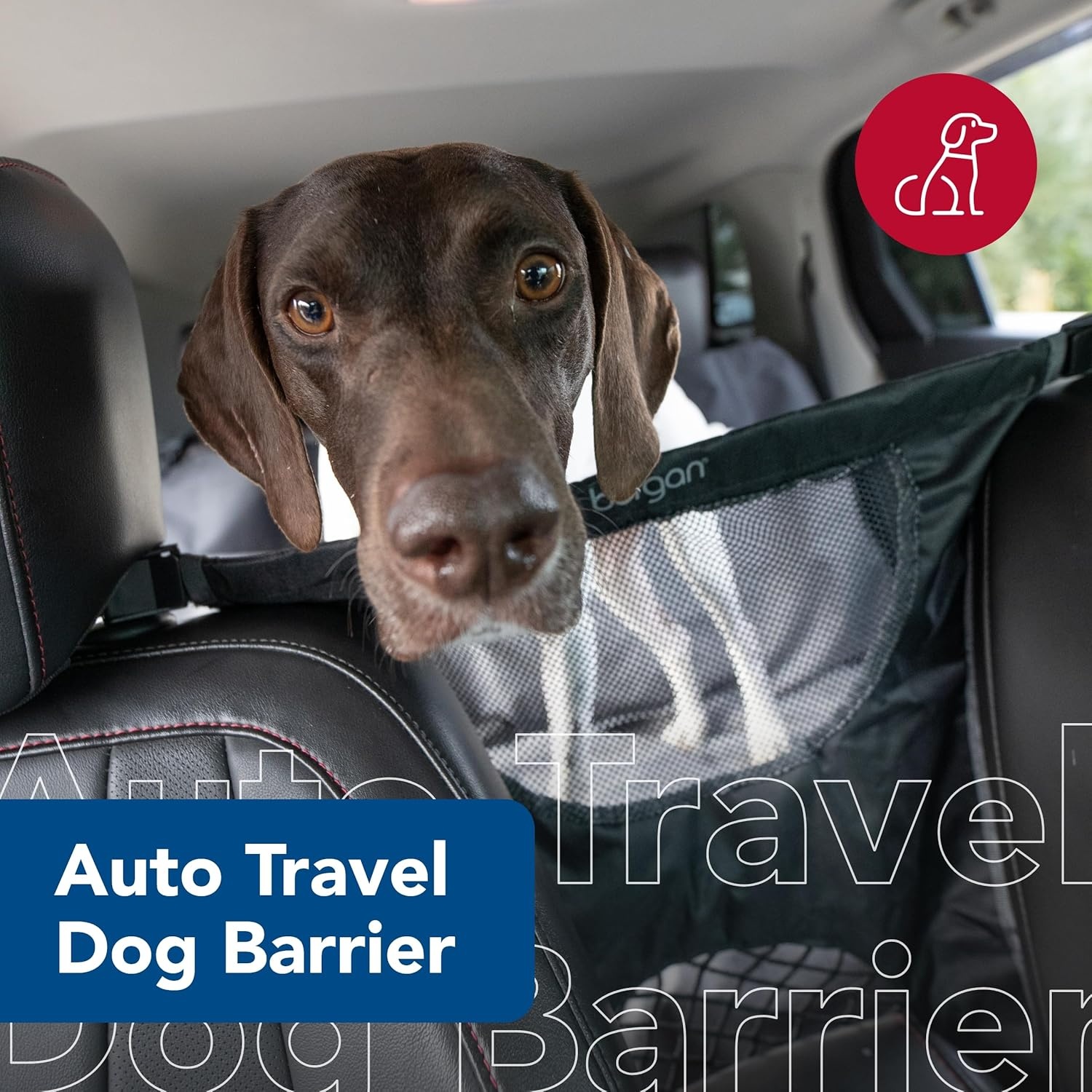 image:imageCoastal Pet Bergan Auto Travel Dog Barrier Dog amp Pet Car Barrier Black One Size
