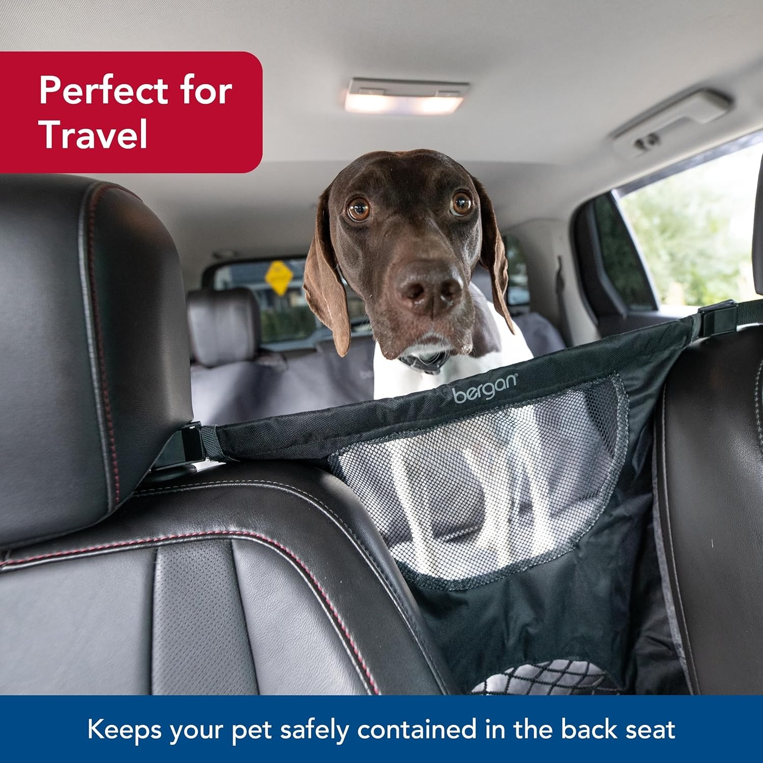 image:imageCoastal Pet Bergan Auto Travel Dog Barrier Dog amp Pet Car Barrier Black One Size