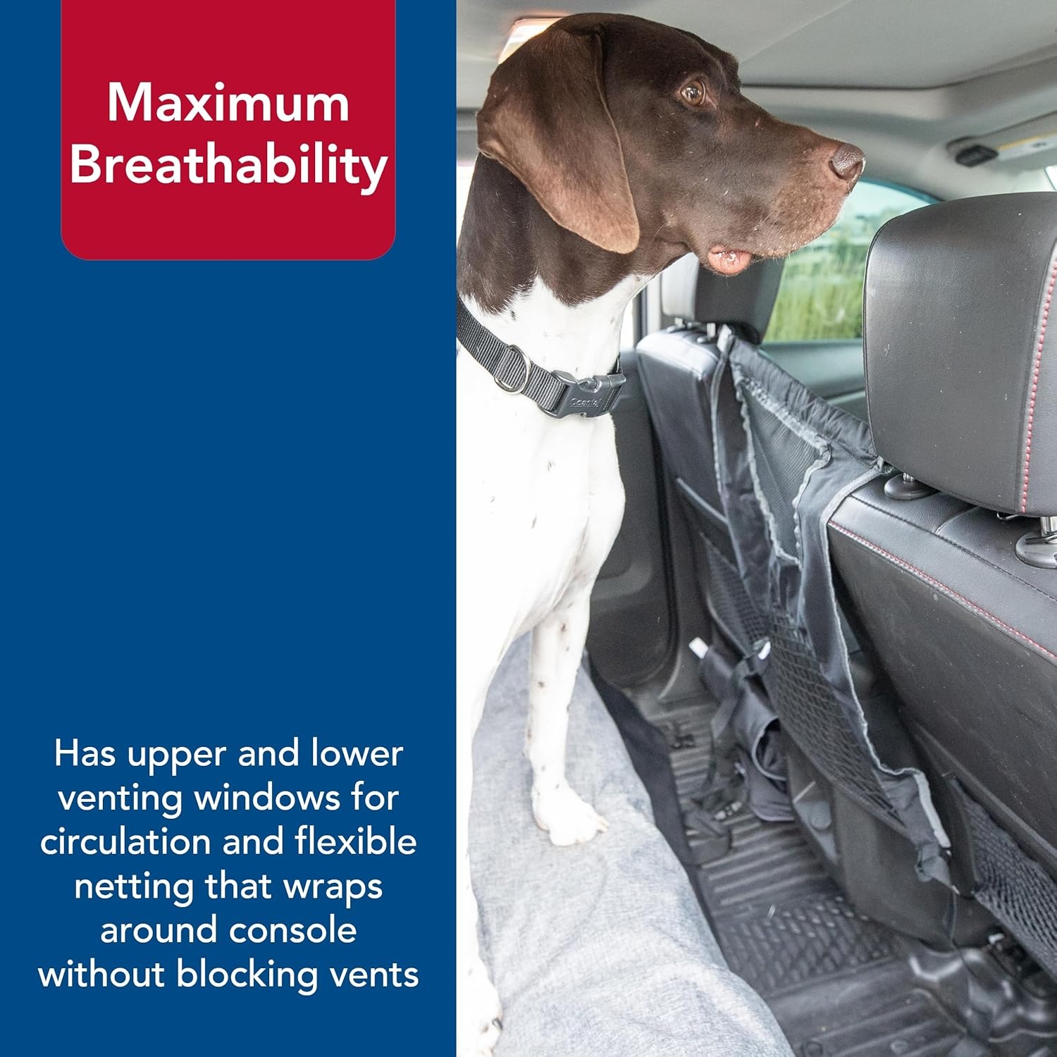 image:imageCoastal Pet Bergan Auto Travel Dog Barrier Dog amp Pet Car Barrier Black One Size
