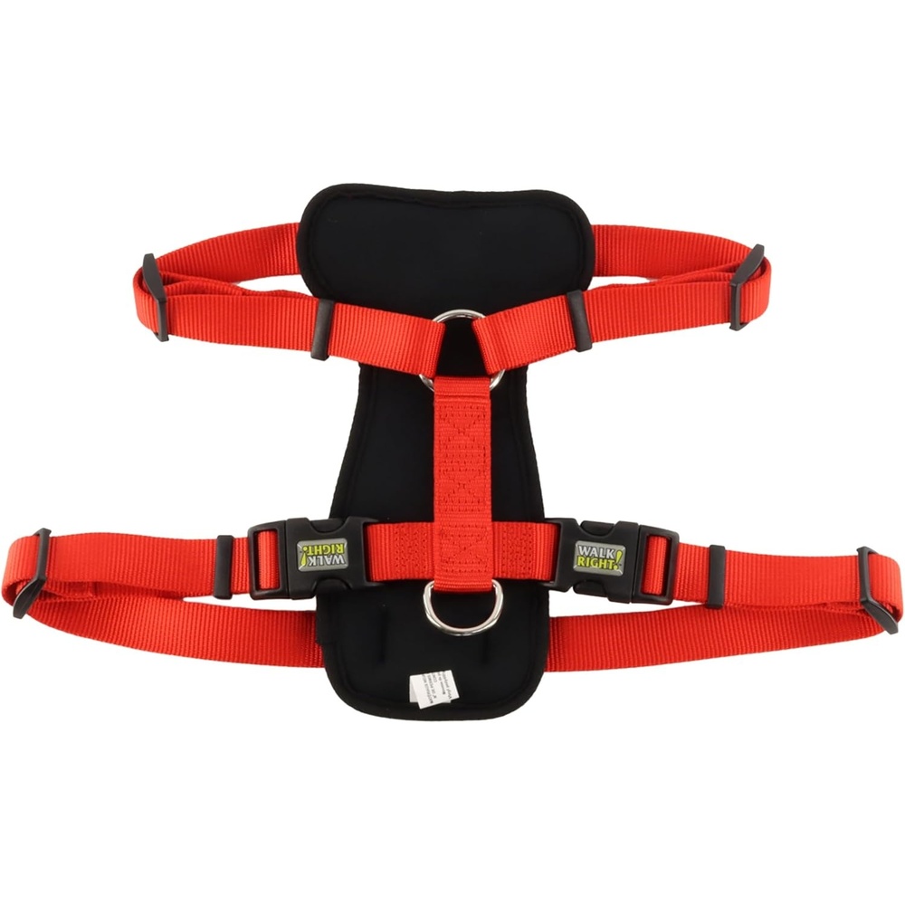 image:imageCoastal Pet Walk Right FrontConnect NoPull Padded Dog Harness Adjustable amp Comfortable Dog Harness Small amp Large Breed Fit Quality Pet Supplies Black LRG 2638Red