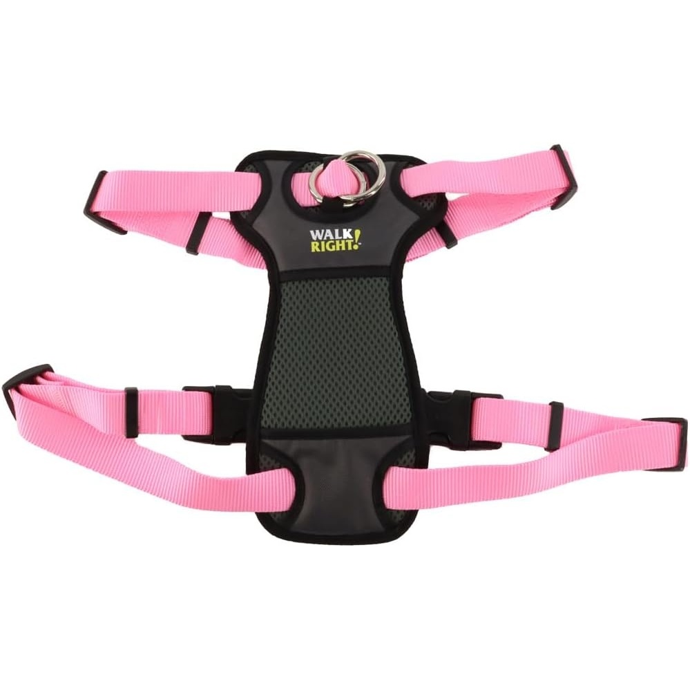 image:imageCoastal Pet Walk Right FrontConnect NoPull Padded Dog Harness Adjustable amp Comfortable Dog Harness Small amp Large Breed Fit Quality Pet Supplies Black LRG 2638Pink Bright
