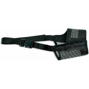 image:imageCoastal Pet Best Fit Adjustable Mesh Dog Muzzle  Soft Muzzle for Grooming Dogs with Open Front Design  Gentle Durable Mesh for Temporary Muzzling  Black 3Black