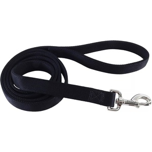 image:imageCoastal Pet DoublePly Dog Leash  Bolt Snap Attachment to Collars and Harnesses  Nylon Dog Walking Leash for Small Medium and Large Dogs  Black  1 x 6Black