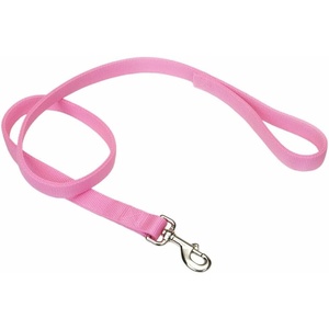 image:imageCoastal Pet DoublePly Dog Leash  Bolt Snap Attachment to Collars and Harnesses  Nylon Dog Walking Leash for Small Medium and Large Dogs  Black  1 x 6Pink Bright