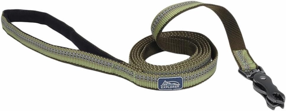 image:imageCoastal Pet K9 Explorer Reflective Dog Leash with Scissor Snap Durable Nylon for Dogs amp Puppies Pet Supplies Orchid 58 x 6Fern