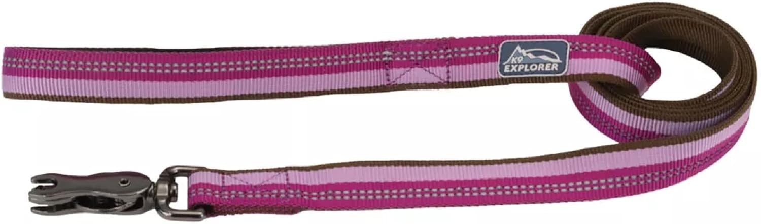 image:imageCoastal Pet K9 Explorer Reflective Dog Leash with Scissor Snap Durable Nylon for Dogs amp Puppies Pet Supplies Orchid 58 x 6Orchid