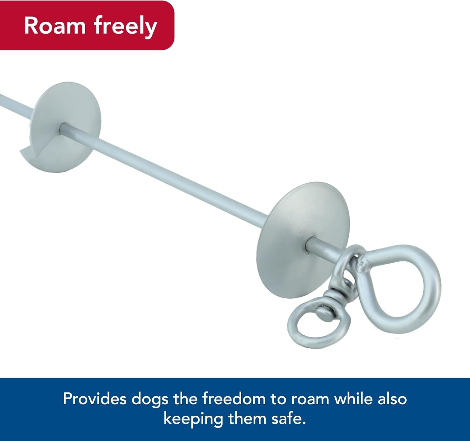 image:imageCoastal Pet Titan Dog Tie Out Stakes for Loose Soil Pet Tie Out Cable Stake Durable Dog Tie Out Anchor Dog Tie Stake for Pet Supplies Quality Dog Supplies 24
