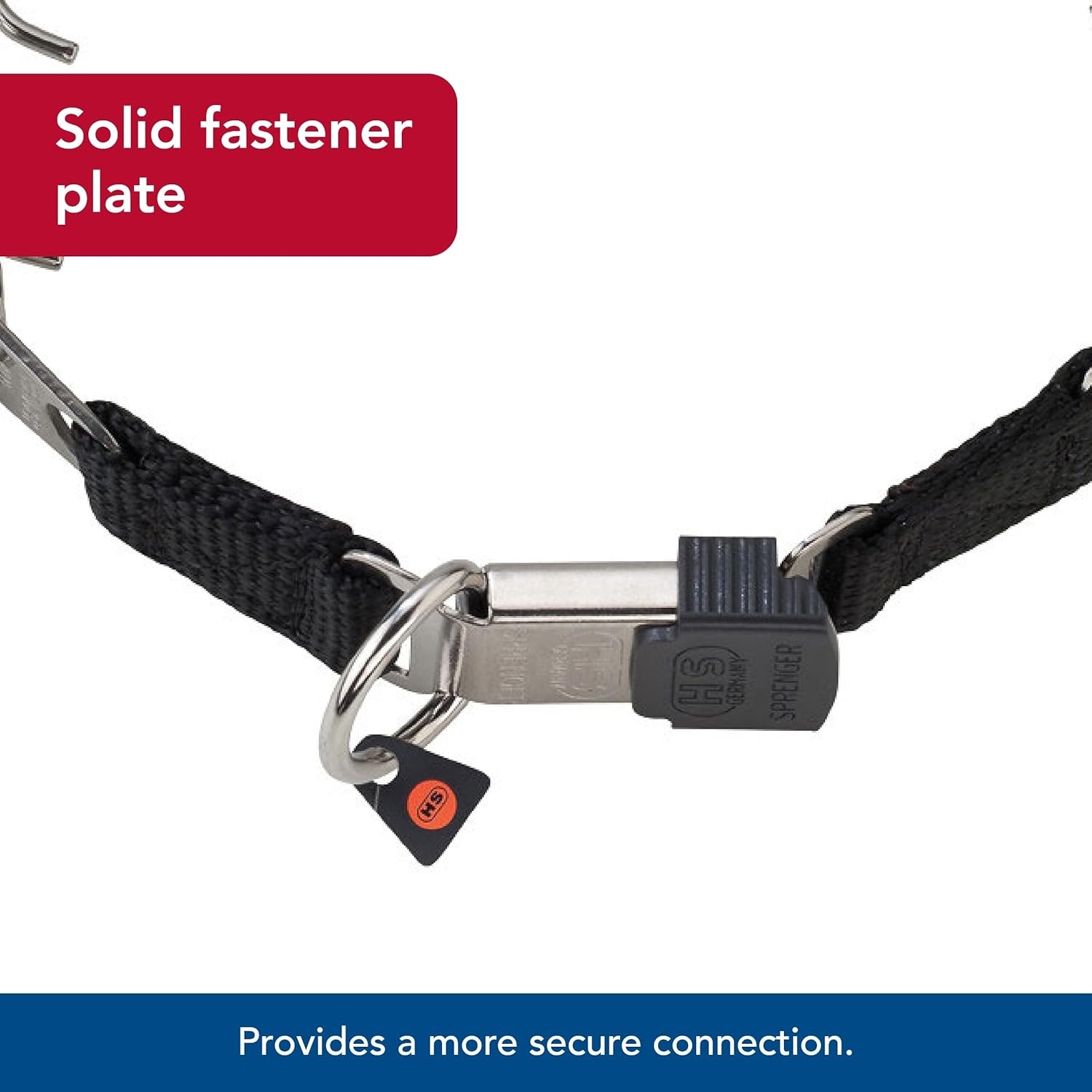 image:imageHerm Sprenger UltraPlus Prong Dog Training Collar with ClicLock Chrome 225 mm x 14 Neck Size 16 Chain Length225 mm x 14 16 Pack of 1