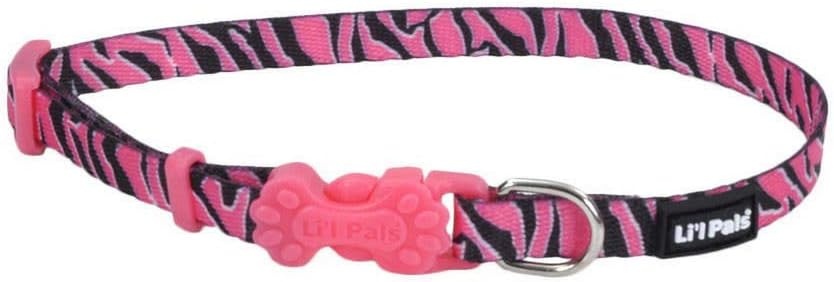 image:imageCoastal Pet Lil Pals Adjustable Dog Collar Teal and Grey Diamonds 38 x 68Pink Zebra