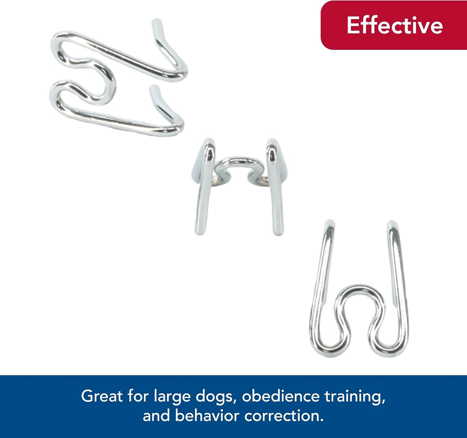 image:imageCoastal Pet Titan Extra Links for Dog Prong Training Collars Training Metal Dog Collar Links Durable RustResistant and Quality Supplies 3 mm Set of 3Chrome