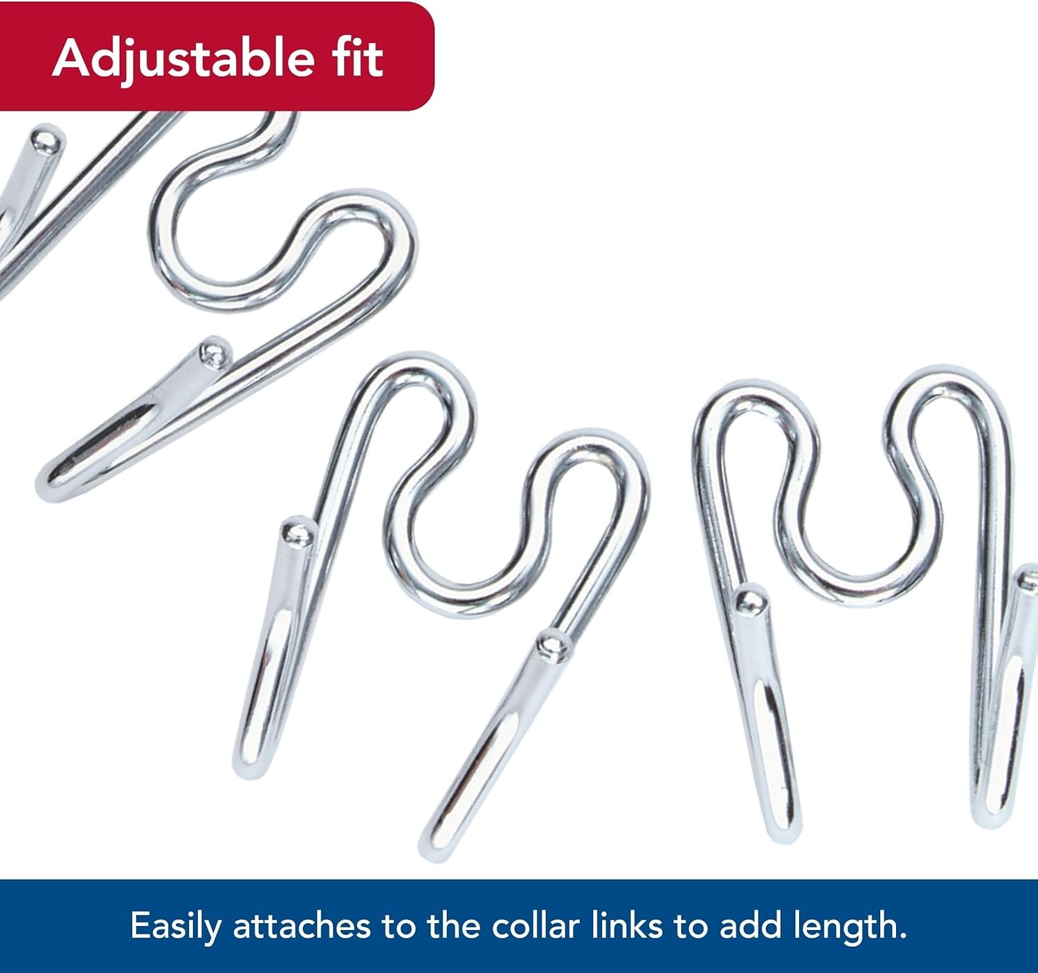 image:imageCoastal Pet Titan Extra Links for Dog Prong Training Collars Training Metal Dog Collar Links Durable RustResistant and Quality Supplies 3 mm Set of 3Chrome