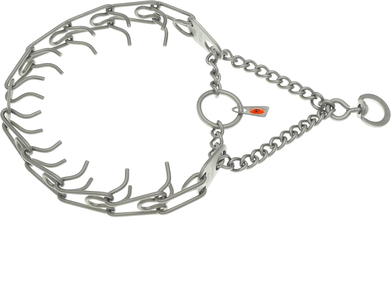 image:imageHerm Sprenger UltraPlus Black Stainless Steel Dog Prong Training Collar 225mm Prongs x 16 Overall Length Neck Size up to 13 in16in x 225mm neck size up to 13 in Matte