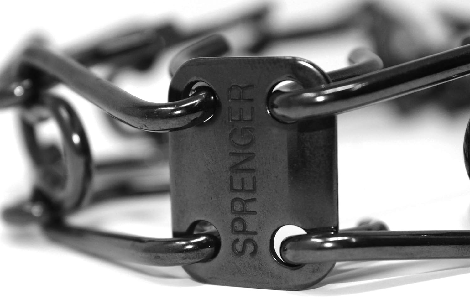 image:imageHerm Sprenger UltraPlus Black Stainless Steel Dog Prong Training Collar 225mm Prongs x 16 Overall Length Neck Size up to 13 in4 mm x 25 in