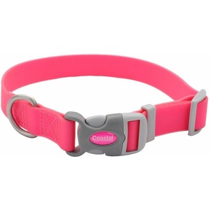 image:imageCoastal Pet  Pro Adjustable Waterproof Dog Collar with Waterproof Coated Webbing  Fuschia  1 x 1826Fuscia