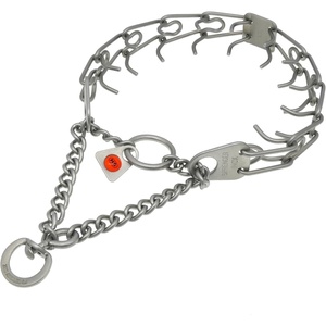 image:imageHerm Sprenger UltraPlus Black Stainless Steel Dog Prong Training Collar 225mm Prongs x 16 Overall Length Neck Size up to 13 in16in x 225mm neck size up to 13 in  Matte